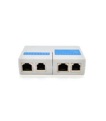 Кабельный тестер Merlion ML7123 RJ45/RJ12 (без батарейки в комплекте) Q100
