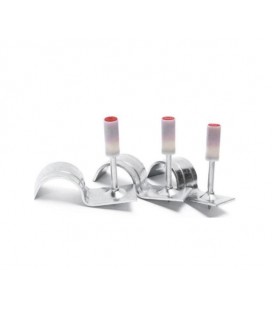 Гвозди монтажные пироксилиновые,7,3*43мм, зажим для труб мини 20мм, 100 штук в упаковке, цена за упаковку