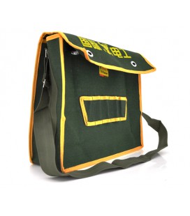 Сумка для монтажных инструментов LoGo 300*400мм, зелено-желтая