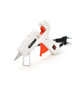 Пистолет клеевой с питанием от 220V HS-6503 30W, клей диаметром-7мм/11мм, White, Box