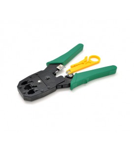 Инструмент MLT-4 для обжимки RJ-45 (8P8C) и RJ-12/11 (6P6C) 4P4C, Зеленые Q10