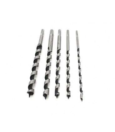 Набор сверл YOSO винтовых по дереву 6, 8, 10, 12, 14мм, длина 230мм 5шт ( уп. пакет)