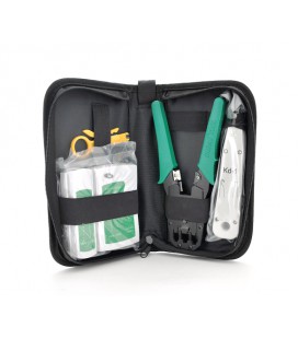 Набор монтажника 5 в 1 Merlion (B028), HT-315, KD-1, тестер, стрипер, сумка