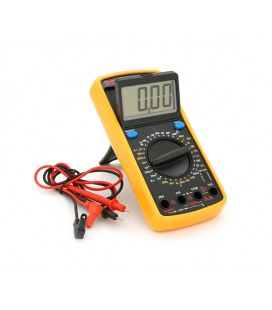 Мультиметр HAOYUE DT-9205A Измерения: V (AC/DC), A (AC/DC), Ω, hFE, тест диодов, прозвонка. Функции: Data Hold, проверка транзис