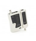 Кабельный тестер Merlion NSHL468BNC, RJ-45+BNC, батарейки в комплекте нет