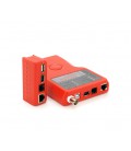 Кабельный тестер Merlion мультифункциональный 5 в 1 RJ-11/RJ-45/BNC/USB/1394