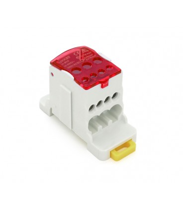 Параллельный разветвитель-сплиттер проводов UKK80, 6 выходов(латунь)2-2,5*16мм2 *4-2,5-6мм2 *1-6-16мм2, AC690V, 80А, 70,8*45,5мм