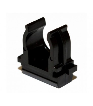 Крепление для гофры/трубы черная 25 мм (пач. 100шт. цена за пачку)