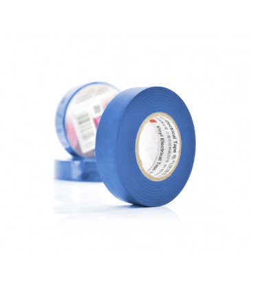 Изолента 3M 0,13мм*18мм*10м (синяя), диапазон рабочих температур: от - 10°С до + 80°С, высокое качество!!!, 10 штук в упаковке, 