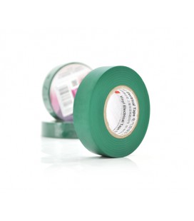 Изолента 3M 0,13мм*18мм*10м (зеленая), диапазон рабочих температур: от - 10°С до + 80°С, высокое качество!!!, 10 штук в упаковке