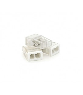 Самозажимная 2-проводная клемма WAGO К773-202, 2-pin, прозрачно-серая, упаковка 50 шт, цена за упаковку