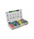 Набор клемм/наконечников 1400шт(E0508b-200 E2508y-230,E1008g-300,E1508b-300,E4009g-100,E7508r-200,E6012r-45,E1012bl-25)в боксе