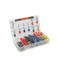 Набор клемм/наконечников 1200шт (E0508w-200, E7508g-200, E1008r-200, E1508bl-250, E2508b-200, E4009gr-50, E6012y-50, E1012r-25.E