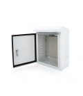 Навесной электрический шкаф PiPo PP-302, корпус белый металл, 440х155х500 мм (Ш*Г*В)