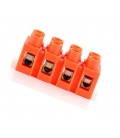 Клеммный блок H2519-4P 36A/660V, материал медь, сечение провода 0.5-6мм2