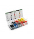 Набор клемм/наконечников 320шт(E2508b-30,E1008r-50,E1508bl-40,E4009gr-20,E1008r-50,E6012y-25.E7508gr-60.E0508w-80)в боксе