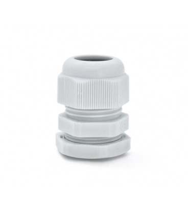 Кабельный спиральный водонепроницаемый разъем PG13,5, white