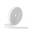 Стяжки на липучке ширина 12мм, рулон 45м, белые, цена за рулон