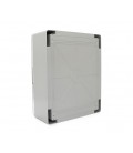 Бокс ударопрочный из ABS пластика с монтажной панелью 500х400х180, c прозрачной дверцей,IP65