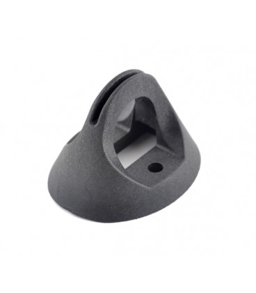 Кронштейн КП-3 пластиковый для плоских поверхностей и опор, крепление шурупами или бандажной лентой