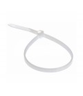 Стяжки нейлон 9х650mm белые (100 шт) высокое качество, диапазон рабочих температур: от -45С до +80С
