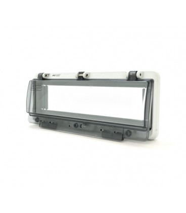 Бокс под автоматы на 13 модуля врезной с крышкой IP66 + кронштейн