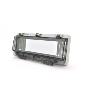 Бокс под автоматы на 12 модуля врезной с крышкой IP66 + кронштейн