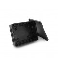 Коробка распределительная герметичная/внешняя 150х115х65мм, IP66 пластик, (РР) 10 гермовводов, черная/антрацит
