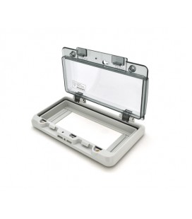 Бокс под автоматы на 8 модуля врезной с крышкой IP66 + кронштейн