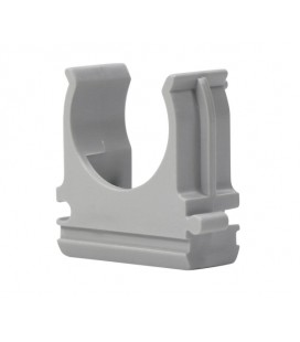 Клипса для гофры серая 20 мм Apro (пач. 50шт)