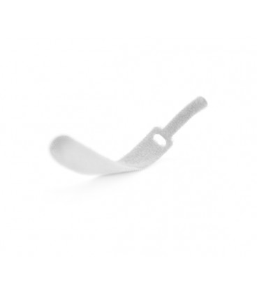 Стяжки на липучке 12*200мм, белые, цена за штуку