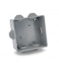 Коробка распределительная наружная PIPO Premium Р70 95х95х50мм, IP55, пластик, (РР) 6 гермовводов, серая, Q24