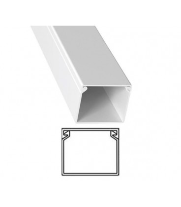 Кабельний канал с двойным замком Merlion 16х16х2000мм (8шт упаковка) цена за упаковку