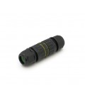 Кабельный соединитель EW-M16-2P, под кабель 7-10 мм, 2P, 17.5A, 450V, Black