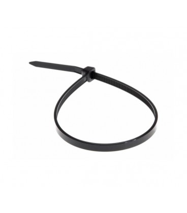 Стяжки нейлон RITAR 4,0x200mm черные (100 шт) высокое качество, ультрафиолетостойкие, диапазон рабочих температур: от -45С до +8