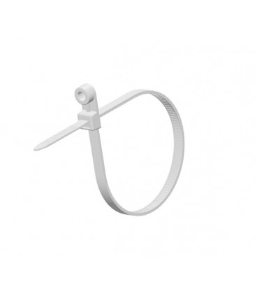 Стяжки нейлон под дюбель RITAR 4,0х150mm белые (100 шт) высокое качество, диапазон рабочих температур: от -45С до +80С Q90