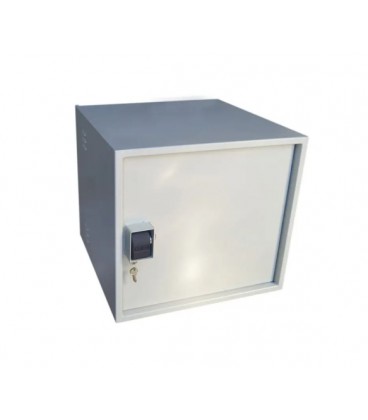 Антивандальный шкаф VAGOS Super Antilom 19' 12U - 1.5 (600х550x600) дверь - скрытые петли, замок - крабовый, 8отв. 22мм