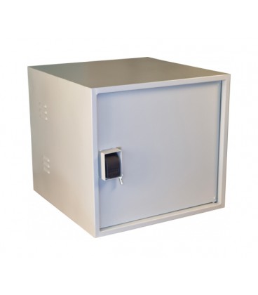 Антивандальный шкаф VAGOS Lite Super Antilom 19' 12U - 0.8 мм (600х550x600) дверь - скрытые петли, замок - крабовый, 8отв. 22мм