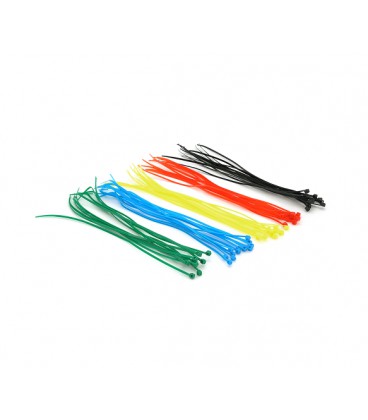 Стяжки нейлон Набор 5в1 3,0х240mm черные10, 3,0х240mm зеленые10, 3,0х240mm желтые10, 3,0х240mm синие10, 3,0х240mm красные10