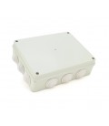 Коробка распределительная наружная PIPO Р110 255х200х80мм, IP55, пластик, (РР) 12 гермовводов, белая, Q11