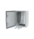 Бокс ударопрочный из ABS пластика с монтажной панелью 400х300х170, IP65