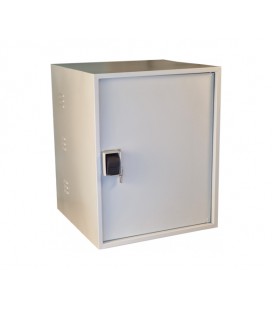 Антивандальный шкаф VAGOS Lite Super Antilom 19' 15U - 0.8мм (600х750x600) дверь - скрытые петли, замок - крабовый, 8отв. 22мм