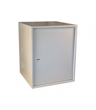Антивандальный шкаф VAGOS Lite Super Antilom 19' 15U - 0.8мм (600х750x600) дверь - скрытые петли, замок - сувальдный, 8отв. 22мм