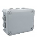 Коробка распределительная герметичная/внешняя 150х115х65мм, IP66 пластик, (РР) 10 гермовводов, белая/серая