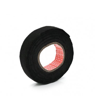 Изолента тряпичная YC 51618 0,17мм*19мм*10м (черная), диапазон раб. темп.:от - 40°С до + 125°С, высокое качество!!! цена за шт