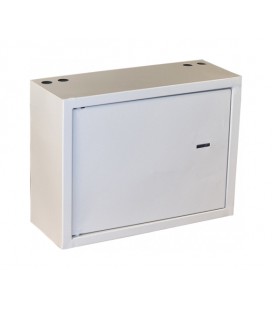 Антивандальный шкаф VAGOS Lite 400х300x150 (0,5мм) дверь петельная, замок - сувальдный , 4отв. 22мм