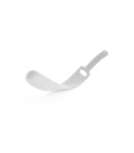 Стяжки на липучке 10*130мм, белые, цена за штуку