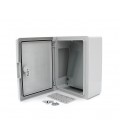 Бокс ударопрочный из ABS пластика с монтажной панелью 330х250х140, IP65