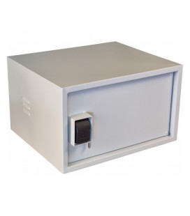 Антивандальный шкаф VAGOS Lite Super Antilom 19' 7U - 0.8мм (530х320x450) дверь - скрытые петли, замок - крабовый, 8отв. 22мм