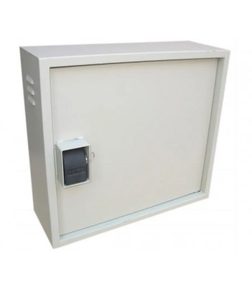 Антивандальный шкаф VAGOS Super Antilom 19' 3U - 1.5 (550х500x220) дверь - скрытые петли, замок - крабовый, 8отв. 22мм